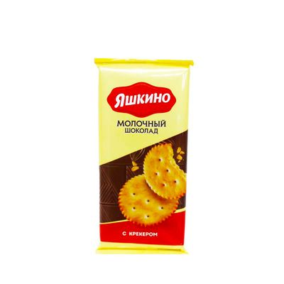 Шоколад Яшкино молоч. с крекером 90г(20)